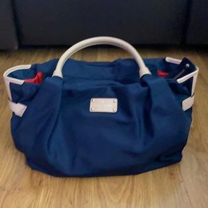 Kate Spade nylon purse in navy/tan
